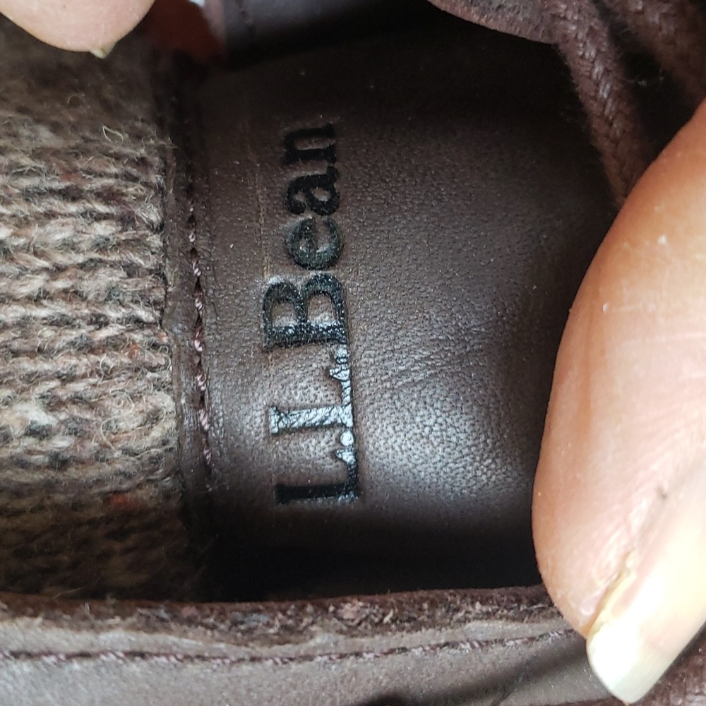 LL BEAN East Point Leather Chelsea Ankle Boots Waterproof TEK2.5 Brown Size 9. - Picture 9 of 14
